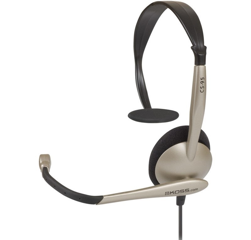 Headset Koss CS 95 čierny/strieborný