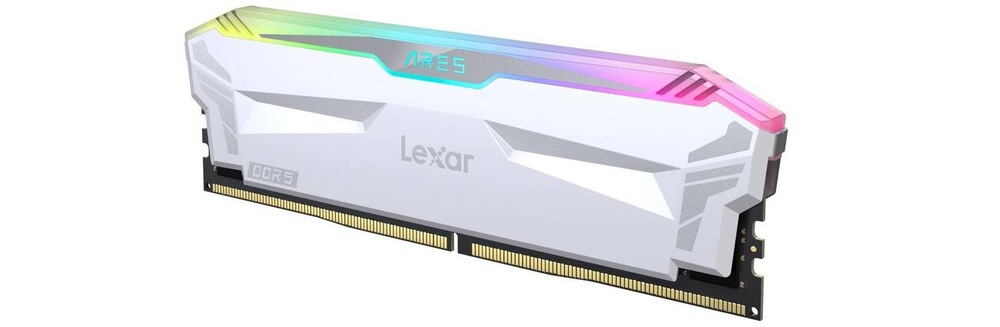 Pamäťový modul Lexar ARES 32GB (2x16GB) DDR5 6400MHz CL32 RGB biely