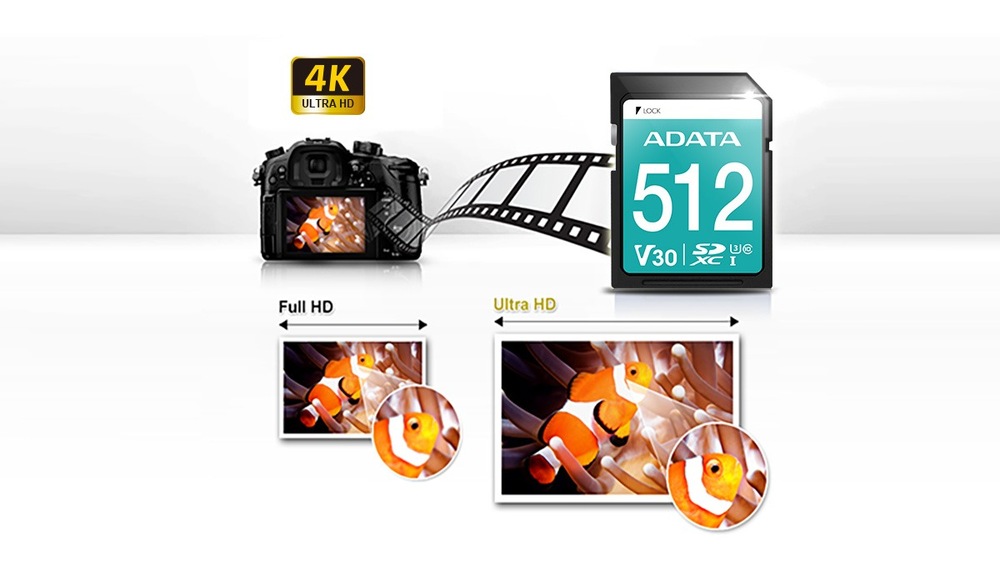 Pamäťová karta ADATA Premier Pro SDXC 512GB UHS-I U3 (95R/60W) ADATA Premier Pro SDXC 512 GB UHS-I U3