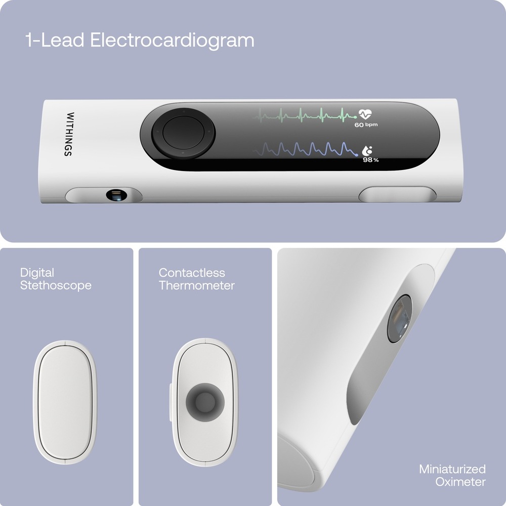 Teplomer Withings BeamO 4-in-1 MultiScan biely Teplomer Withings BeamO 4-in-1 MultiScan biely