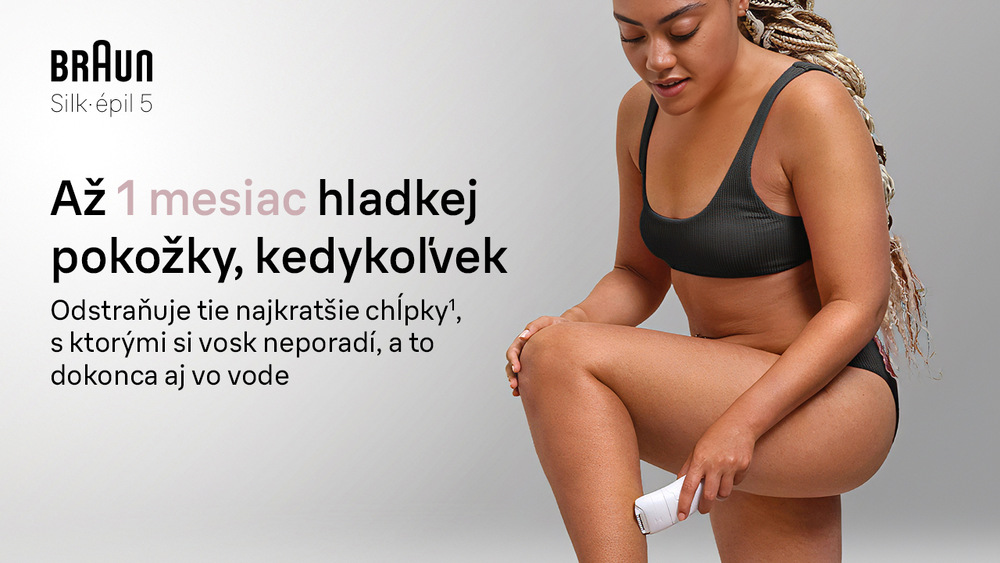 Epilátor Braun Silk-épil 5 SE5-251 a žena holiaca sa