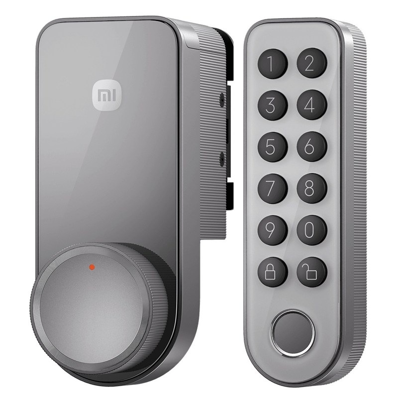 Chytrý zámok Xiaomi s Wi-Fi, šedá farba