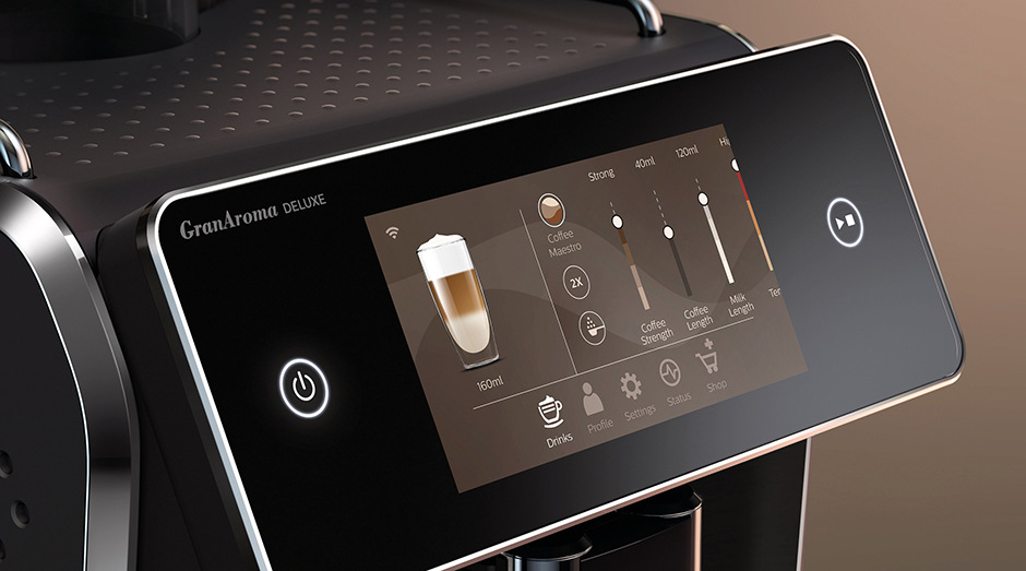 Automatický kávovar Saeco GranAroma Deluxe SM6680/00 čierny
