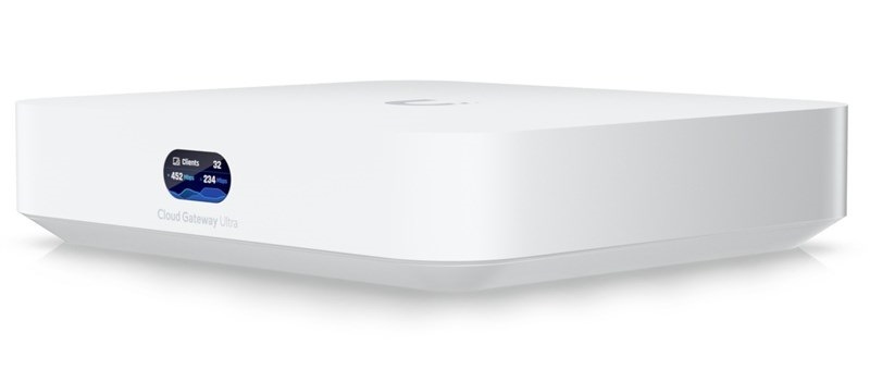 Prístupový bod (AP) Ubiquiti UniFi Cloud Gateway Ultra (UCG-Ultra) biely