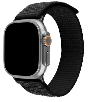Remienok FIXED Nylon Sporty Strap na Apple Watch Ultra 49mm čierny Remienok FIXED Nylon Sporty Strap na Apple Watch Ultra 49mm čierny