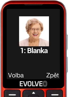 Mobilný telefón Evolveo EasyPhone LT - seniorský červený Mobilný telefón Evolveo EasyPhone LT - seniorský červený