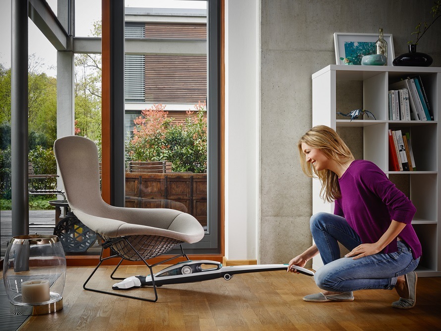 Tyčový vysávač Leifheit Regulus PowerVac 11925 Regulus PowerVac 2in1 biely/tyrkysový Pro všechny typy podlah