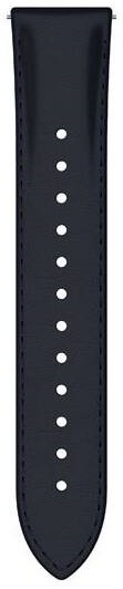 Remienok Garmin Quick Release Bands (20 mm), Navy Italian Leather, strieborná pracka tmavo modrá farba
