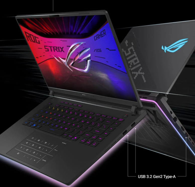 Notebook Asus ROG Strix SCAR 16 čierny