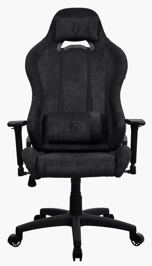 Herné stoličky Arozzi Torretta Soft Fabric v2, čierna farba