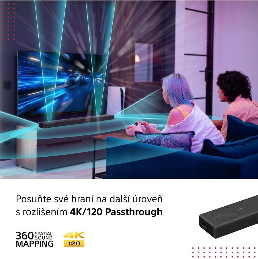 Soundbar Sony HT-A5000, top kvalita obrazu