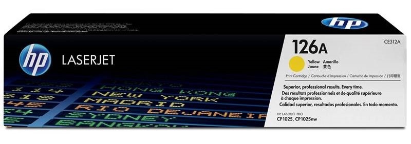 Toner HP 126A, 1 000 strán žltý