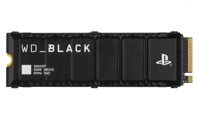 SSD SANDISK WD_Black SN850P 1TB - PS5, PCIe Gen4 Heatsink powered by SANDISK