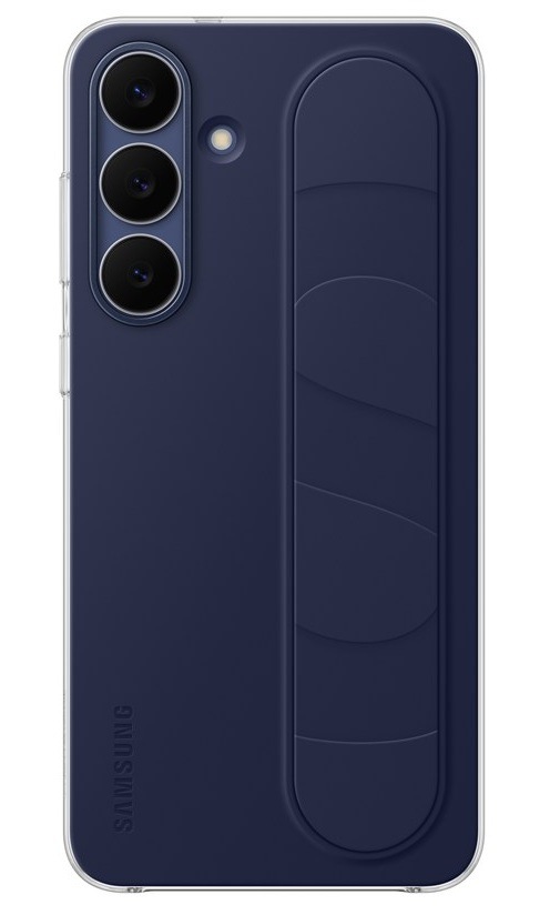 Kryt na mobil Samsung Standing Grip na Galaxy S25 FE tmavo modrá farba Kryt na mobil Samsung Standing Grip na Galaxy S25 FE - tmavomodrý