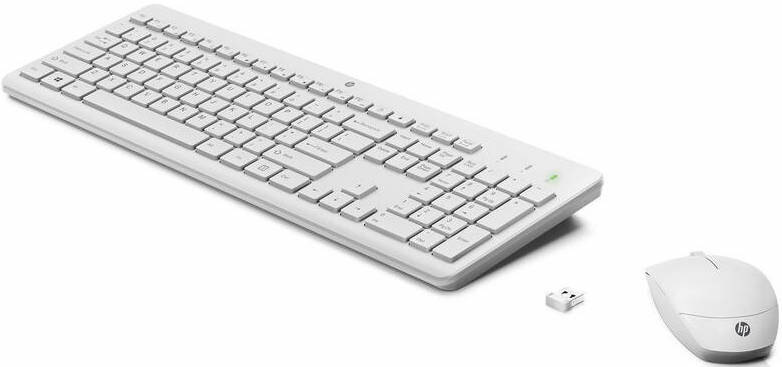 Klávesnica s myšou HP 230, CZ/SK biela