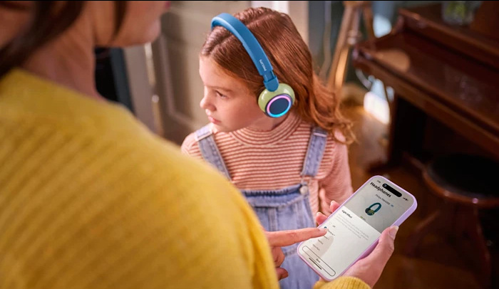 Slúchadlá Philips TAK4200CT, detská modrá/zelená Philips TAK4200CT, modrá/zelená