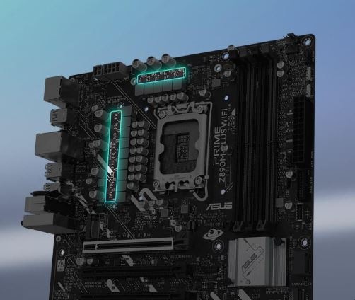 Základná doska Asus PRIME Z890M-PLUS WIFI Robustný design - Základná doska ASUS PRIME Z890M-PLUS WIFI