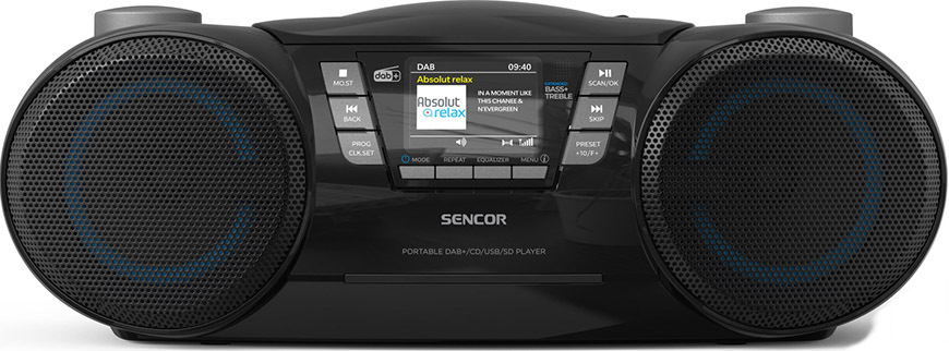 Rádioprijímač DAB+/CD Sencor SPT 6510DB čierna Rádioprijímač DAB+/CD Sencor SPT 6510DB