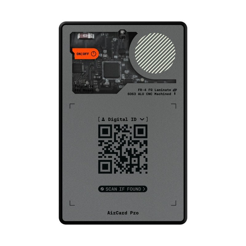Lokátor Rolling Square AirCard Pro Dual (Apple, Android) sivá