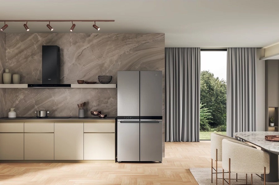 Chladnička americká Whirlpool WQ9 B3L EF, NoFrost, nerez