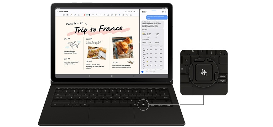 Tablet Samsung Galaxy Tab S10 Lite 6 GB / 128 GB + dotykové pero strieborný