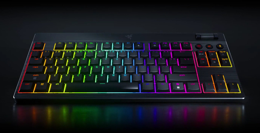 Klávesnica Razer BlackWidow V4 Low-profile Tenkeyless HyperSpeed (Yellow  Switch), US layout čierna