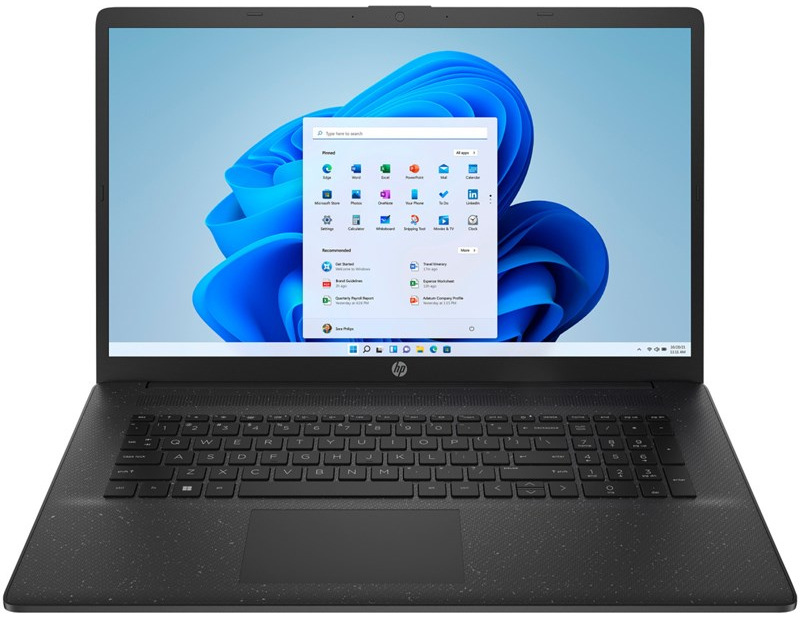 HP 17-cn0011nc, čierna