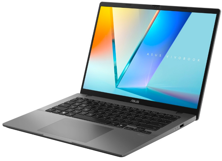 ASUS Vivobook S14 M3407GA-OLED016WZ s viditeľným USB portom na pravej strane