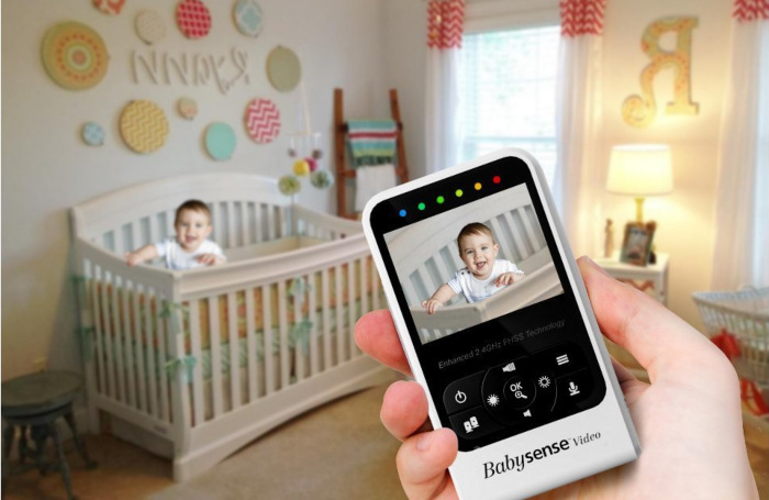 Sada Babysense Bundle monitor dychu + detská pestúnka biela Babysense Bundle dětská chůvička
