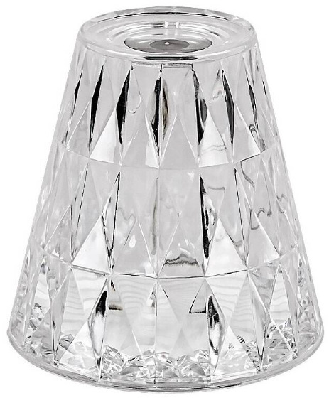 Stolná LED lampička Rabalux Siggy 76004 - priehľadná