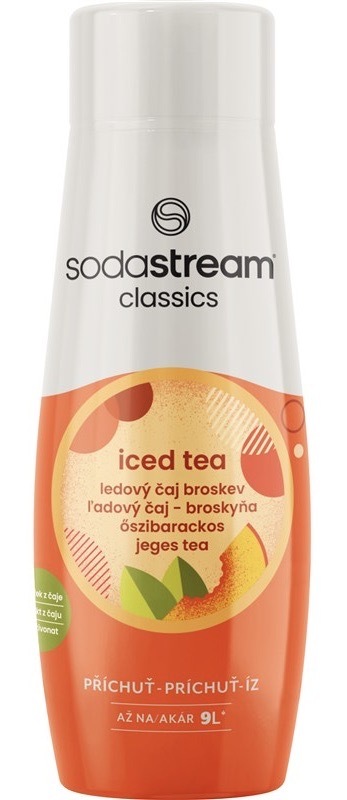 Príchuť pre šumivú vodu SodaStream Ľadový čaj broskyňa 440 ml