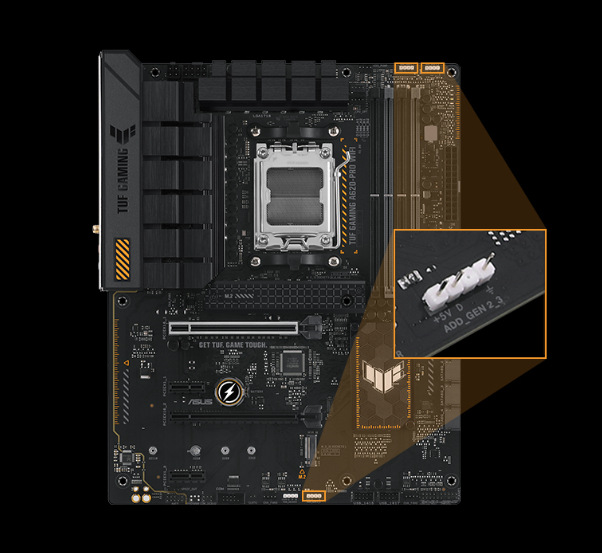 Základná doska Asus TUF Gaming A620-PRO WIFI Základná doska Asus TUF Gaming A620-PRO WIFI