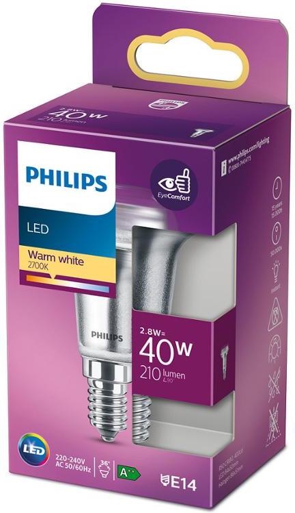LED žiarovka Philips reflektor, 2,8W, E14, teplá biela LED žiarovka Philips reflektor, 2,8W, E14, teplá biela