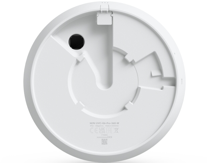 IP kamera Ubiquiti UniFi Protect G6 Pro 360 biela IP kamera Ubiquiti UniFi Protect G6 Pro 360 zo zadnej strany