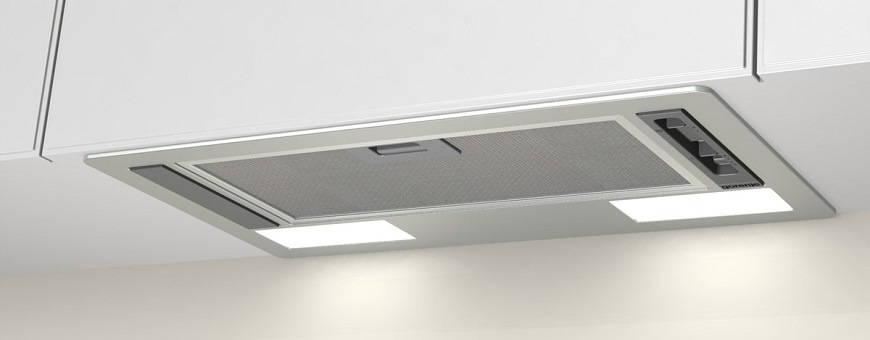 Vstavaný odsávač pár Gorenje BHI611ES, nerezová