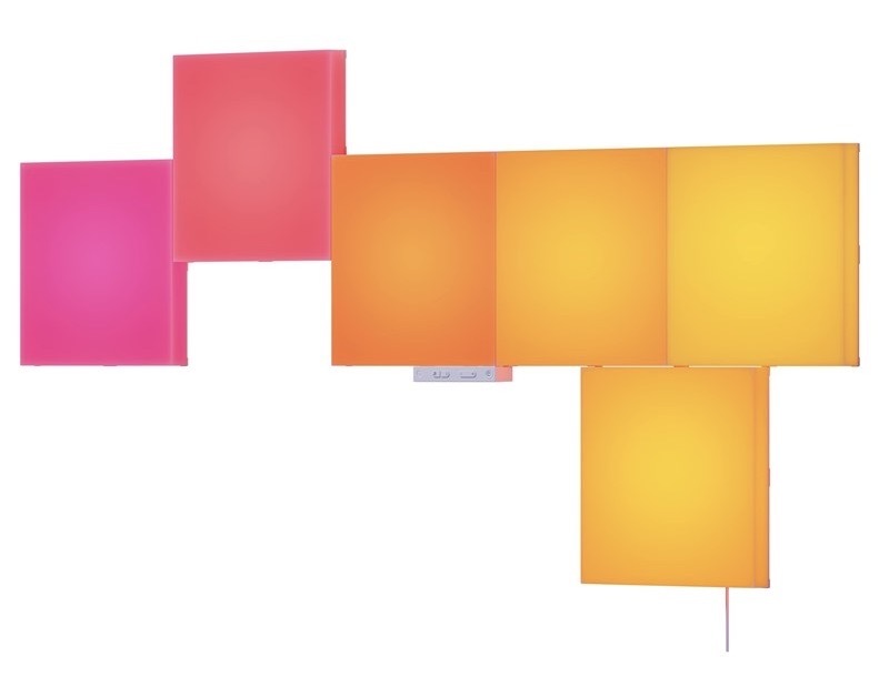 LED svetlo Nanoleaf Blocks Big Squares Starter Kit (6 ks) biele