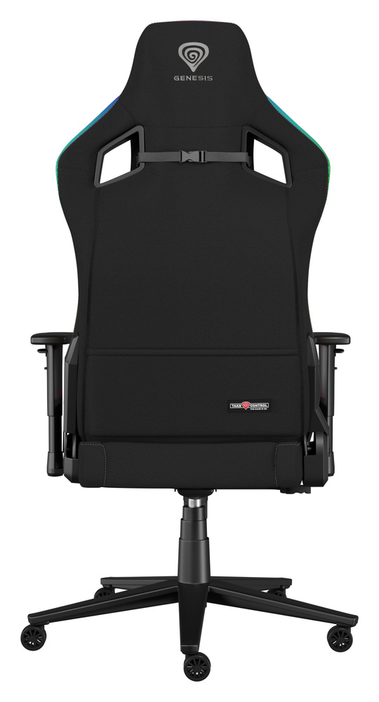 Herná stolička Genesis TRIT 660 RGB čierna Herná stolička Genesis TRIT 660 RGB zozadu