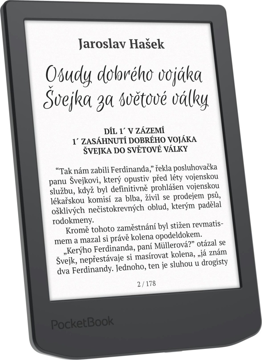 Čítačka kníh PocketBook 619 Verse Lite sivá