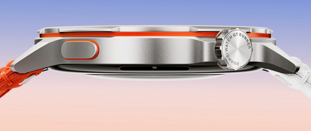 Huawei Watch GT Runner 2 sú elegantné a ľahké vďaka telu z titánu