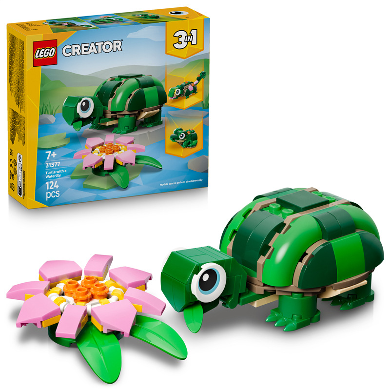 Stavebnica LEGO® Creator 3 v 1 31377 Korytnačka s leknom