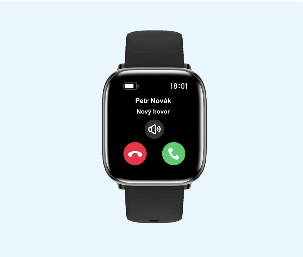Inteligentné hodinky Carneo Proxima HR+ čierne Inteligentné hodinky Carneo Proxima HR+ čierne