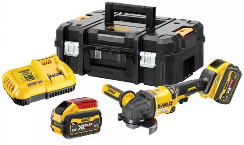 Uhlová brúska akumulátorová Dewalt 54V XR Flexvolt DCG418X2 (s baterií)