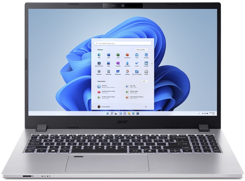 Acer TravelMate P2 15, strieborná