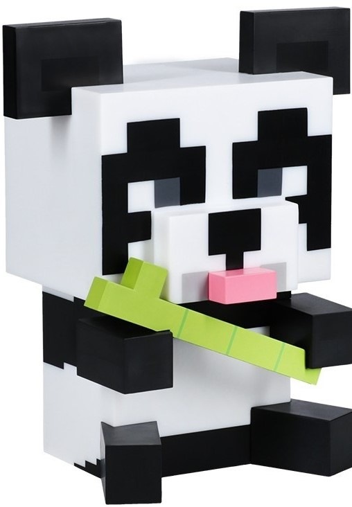 Stolová lampička Epee Minecraft Panda - čierna / biela