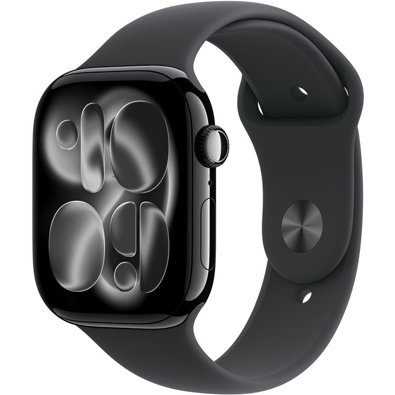 Inteligentné hodinky Apple Watch Series 11 GPS + Cellular 46mm klavírno čierny hliník - čierny športový remienok - M/L Inteligentné hodinky Apple Watch Series 11 GPS + Cellular 46mm klavírno čierny hliník - čierny športový remienok - M/L