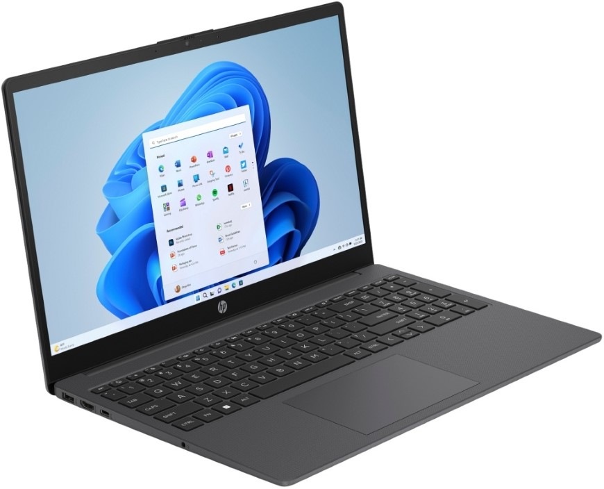 HP 15-fd0690nc + Microsoft 365 pre jednotlivcov, sivá