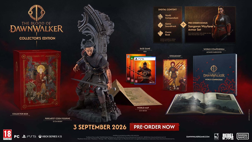 Hra Bandai Namco Games PlayStation 5 ESP: The Blood of Dawnwalker Collectors Edition Obsah edície The Blood of Dawnwalker Collector's Edition.