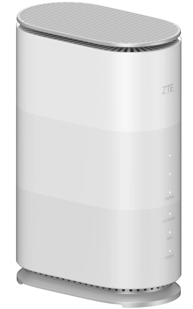 Router ZTE G5 Air 5G CPE biely Router ZTE G5 Air 5G CPE, pohled ze strany