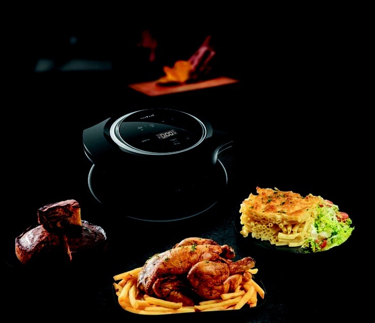 Pokrievka Tefal multifunkčný EY150830 Extra Crisp Lid čierna