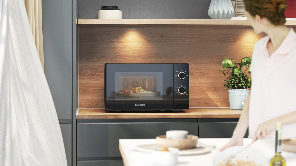 Mikrovlnná rúra Samsung MS20A3010AH/EO čierna/biela